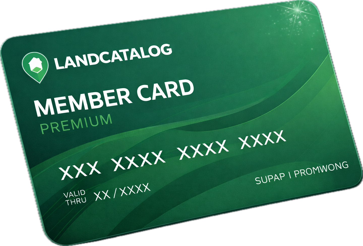 LandCatalog Premium Member Card